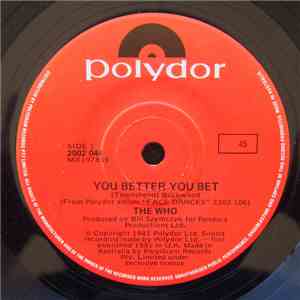 The Who - You Better You Bet