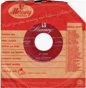 Dinah Washington - Half As Much / My Song