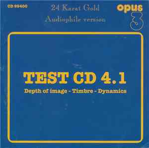 Test CD 4.1 - Test CD 4.1