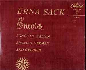 Erna Sack - Encores Songs In Italian, Spanish, German, And Swedish