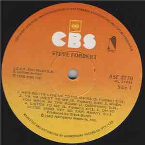 Steve Forbert - Steve Forbert