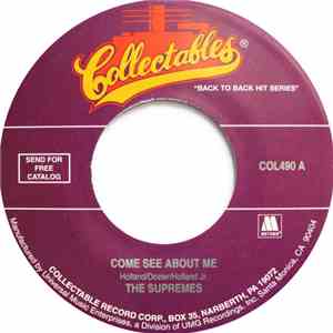 The Supremes - Come See About Me