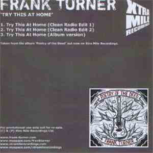 Frank Turner - Try This At Home
