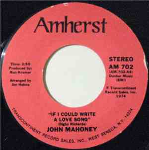John Mahoney - If I Could Write A Love Song