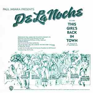 Paul Jabara - Presents: De La Noche - This Girl's Back In Town
