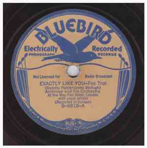 Ambrose & His Orchestra - Exactly Like You / Yes, Yes (My Baby Says 