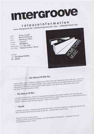 Franco Cinelli - The Ritual Of Bits EP