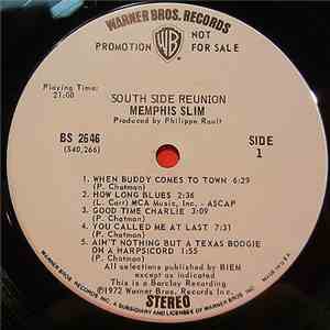 Memphis Slim Featuring Buddy Guy / Junior Wells - South Side Reunion