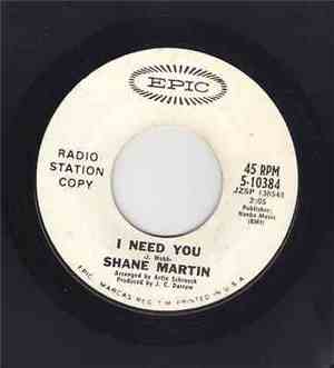 Shane Martin  - You're So Young / I Need You