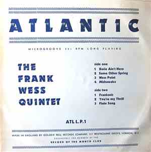 The Frank Wess Quintet - The Frank Wess Quintet