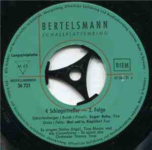 Detlef Engel / Tina Monte / Eric Und Eve / Gerd Fitz - 4 Schlagertreffer -  ...