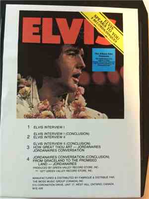 Elvis Presley - Elvis Speaks To You