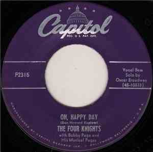 The Four Knights With Bobby Page And His Musical Pages - Oh, Happy Day