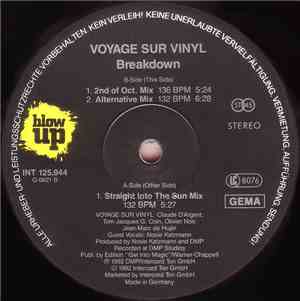 Voyage Sur Vinyl - Breakdown