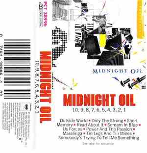 Midnight Oil - 10, 9, 8, 7, 6, 5, 4, 3, 2, 1