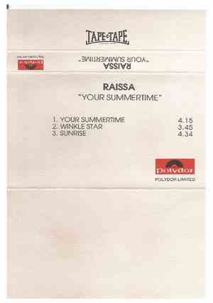 Raissa - Your Summertime