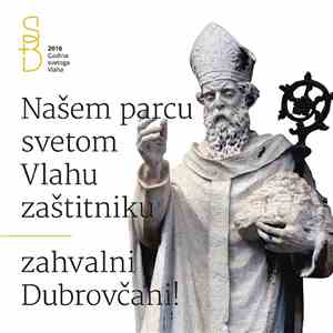 Various - Našem Parcu Svetom Vlahu Zaštitniku, Zahvalni Dubrovčani!