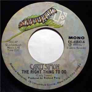 Carly Simon - The Right Thing To Do