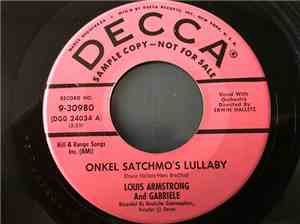 Louis Armstrong And Gabriele / Louis Armstrong And The All-Stars - Onkel Sa ...