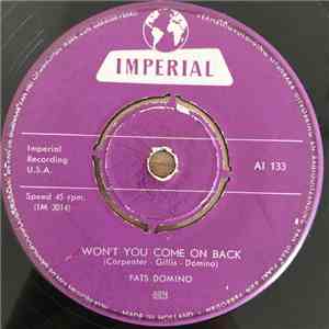 Fats Domino - Won't You Come On Back / Jambalaya