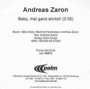 Andreas Zaron - Baby, Mal Ganz Ehrlich