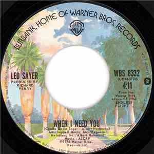 Leo Sayer - When I Need You
