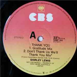 Shirley Lewis - Thank You