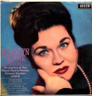 Marilyn Horne, Lewis, Orchestra Of The Royal Opera House, Covent Garden - R ...