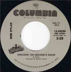 Bob Dylan - Knockin' On Heaven's Door / A Fool Such As I