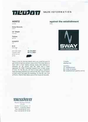 Hertz - Against The Establishment
