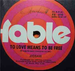 Jigsaw  - To Love Means To Be Free / Marilyn Jones