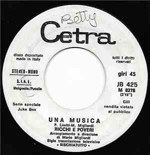 Ricchi E Poveri - Una Musica / Il Fantasma