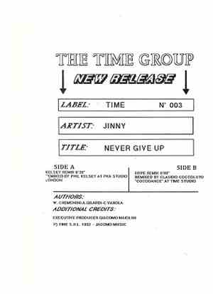 Jinny - Never Give Up (Remix)
