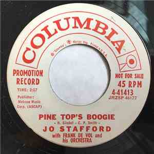 Jo Stafford With Frank De Vol And His Orchestra - Pine Top's Boogie / All Y ...