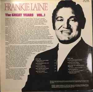 Frankie Laine - The Great Years Volume 1