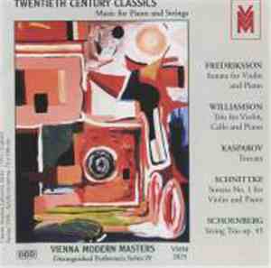 Various - Twentieth Century Classics: Music For Piano & Strings