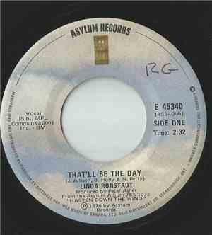 Linda Ronstadt - That'll Be The Day / Try Me Again