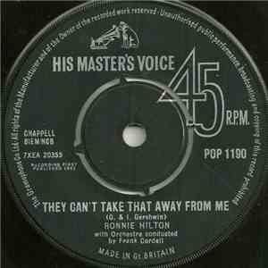 Ronnie Hilton With The Michael Sammes Singers And Orchestra - They Can't Ta ...