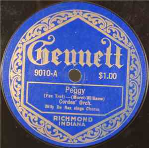 Cordes' Orchestra - Peggy / Follies Medley