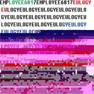 Employee #6817 - Eulogy