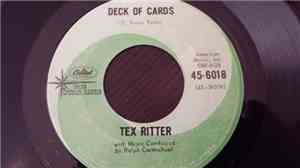Tex Ritter - Rye Whiskey / Deck Of Cards