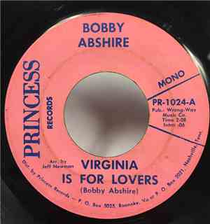 Bobby Abshire - Virginia Is For Lovers