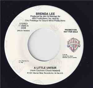 Brenda Lee - A Little Unfair
