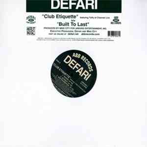Defari - Club Etiquette / Built To Last