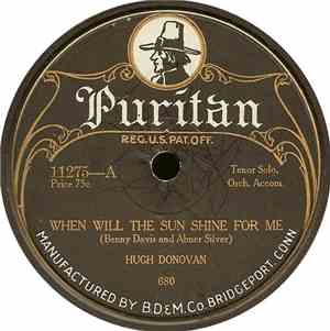 Hugh Donovan - When Will The Sun Shine For Me / Just A Girl That Men Forget
