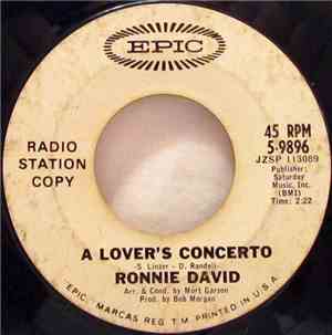 Ronnie David  - A Lover's Concerto / Girl Talk