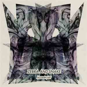Zebra And Snake - Modern Art