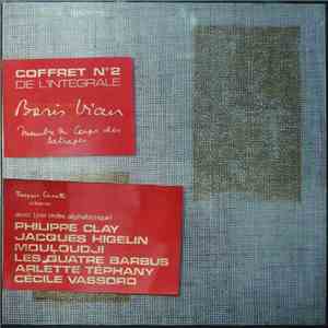 Boris Vian By Various - Intégrale - Volume 2