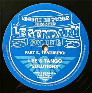 Lee / Tango / Gwange - Legendary Volume 3