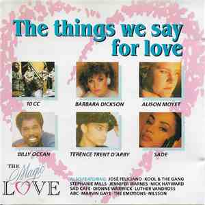 Various - The Things We Say For Love